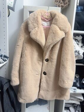 Zara Faux Fur Coat